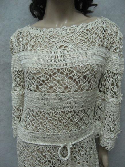 Vestido de Crochê
