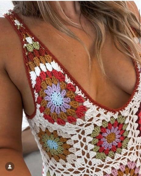 Vestido de Crochê