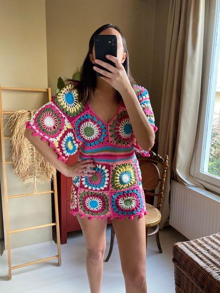 Vestido de Crochê