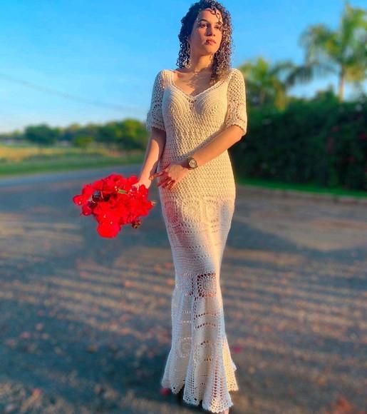 Vestido de Crochê