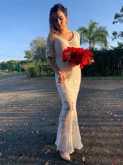 Vestido de Crochê
