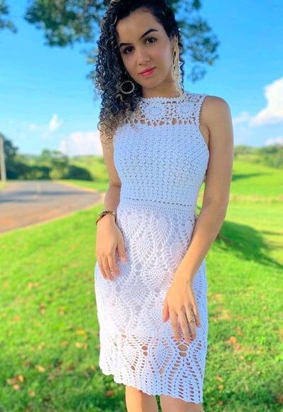 Vestido de Crochê