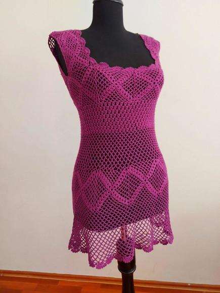 Vestido De Crochê