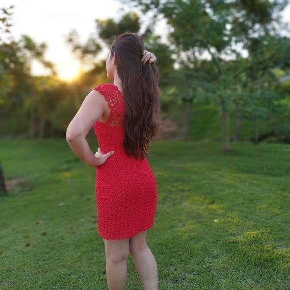Vestido de crochê Amanda