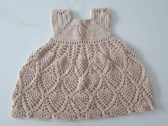 Vestido de Crochê Bebê