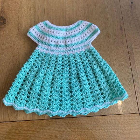 Vestido de Crochê Bebê