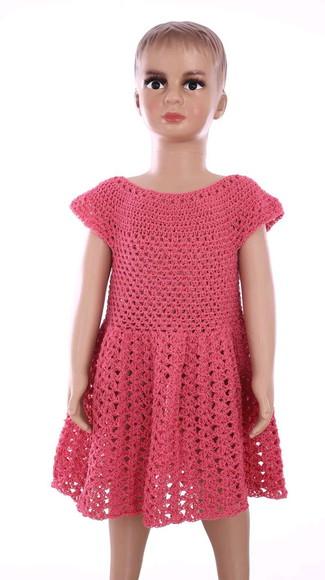 Vestido de Crochê Bebe / Infantil