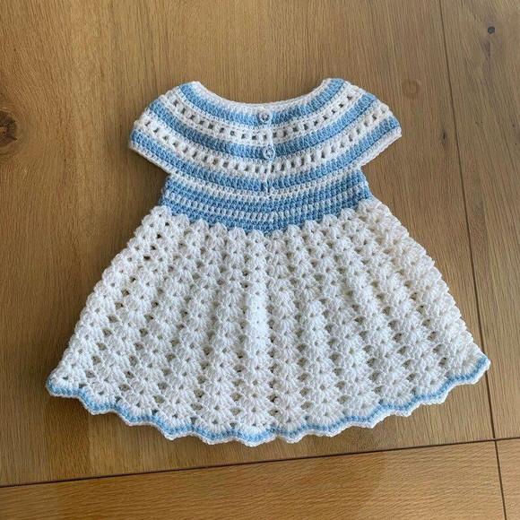 Vestido de Crochê Bebê