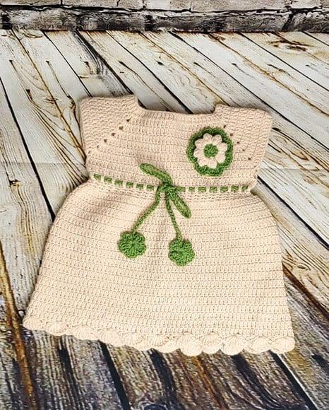 Vestido de Crochê Bebe/infantil