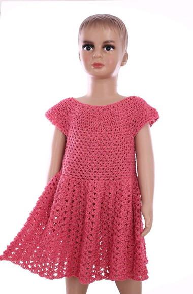 Vestido de Crochê Bebe / Infantil