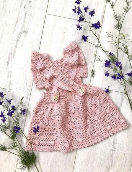 Vestido de Croche Bebê/infantil