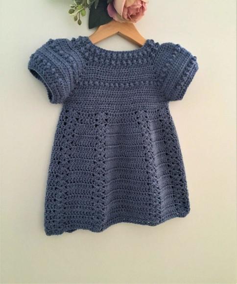 Vestido de Crochê Infantil