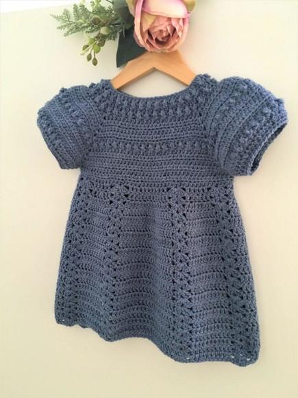 Vestido de Crochê Infantil