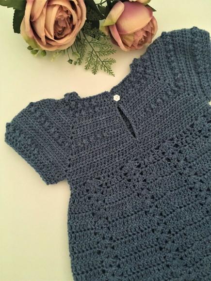 Vestido de Crochê Infantil