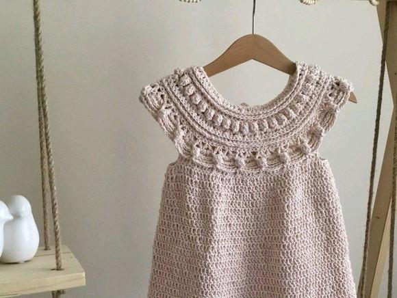 Vestido de Crochê Infantil/bebê