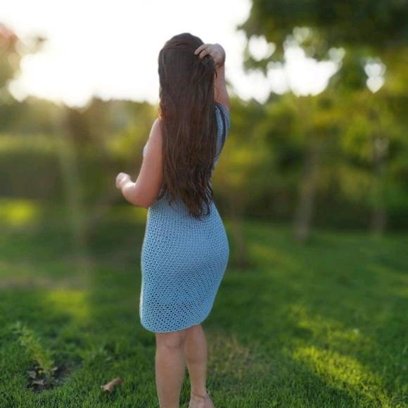 Vestido de crochê Laura