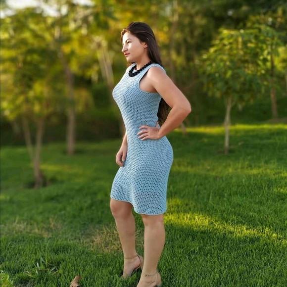 Vestido de crochê Laura