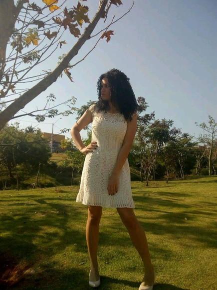 Vestido de crochê Luana
