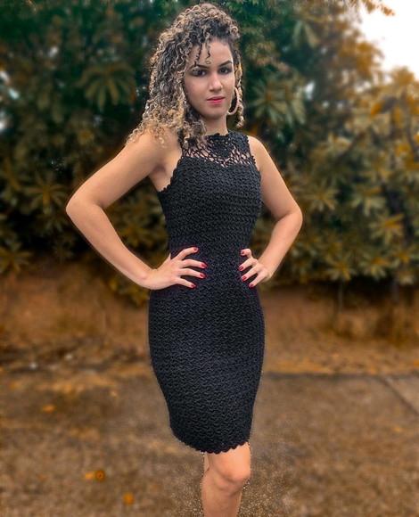 Vestido de crochê Luiza