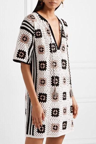 Vestido de crochê Samara