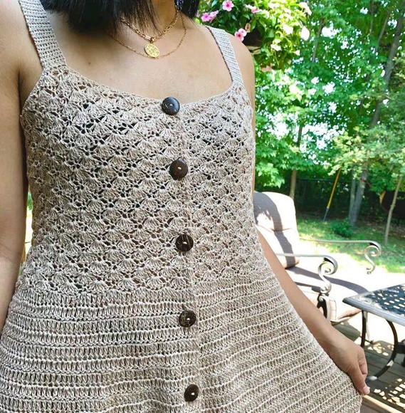 Vestido de Crochê Zoe