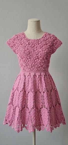 Vestido Infantil de Crochê