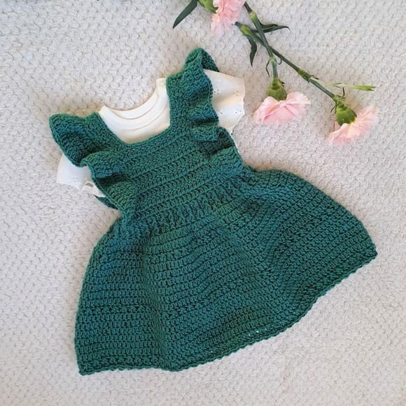 Vestido Infantil de Crochê