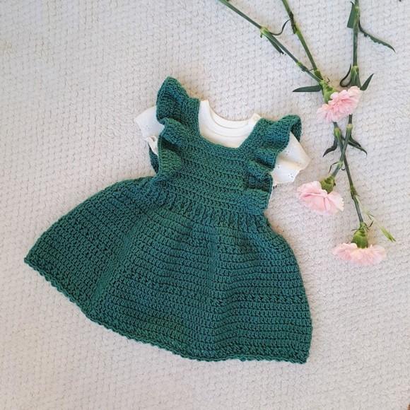 Vestido Infantil de Crochê