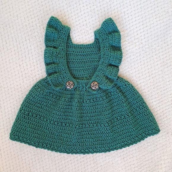 Vestido Infantil de Crochê