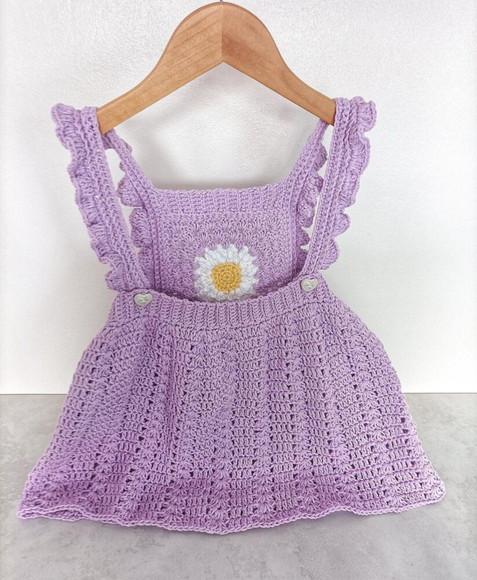 Vestido Infantil de Crochê
