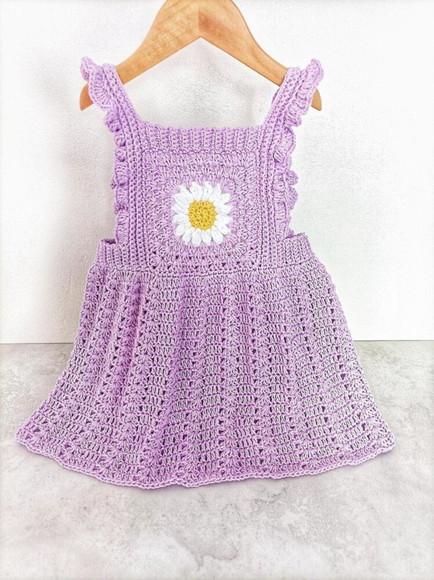 Vestido Infantil de Crochê