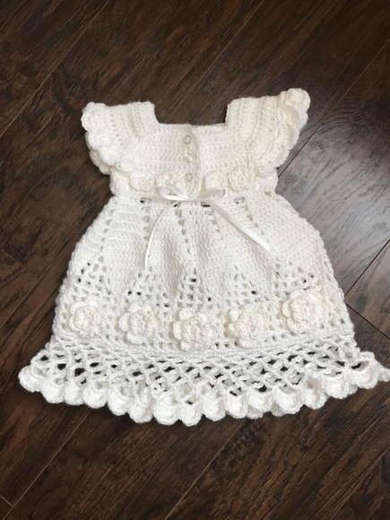 Vestido para Bebê em Crochê