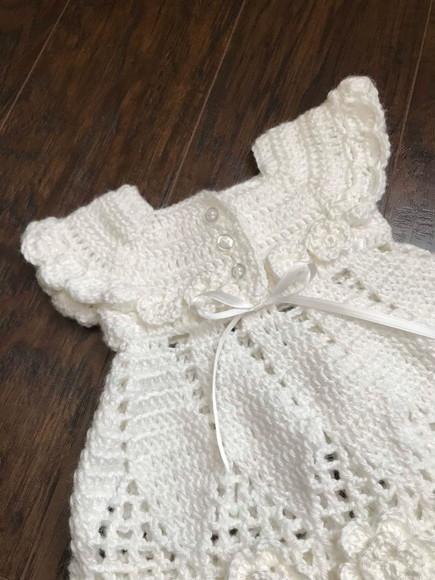 Vestido para Bebê em Crochê