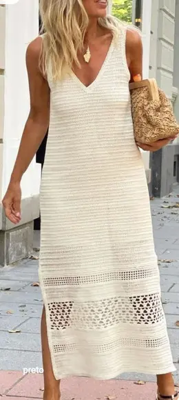 2 Vestido de Crochê