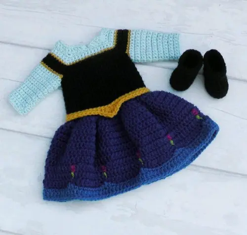 Anna Frozen Vestido Princesa