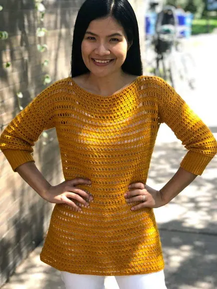 Bata/vestido de Crochê Dandara