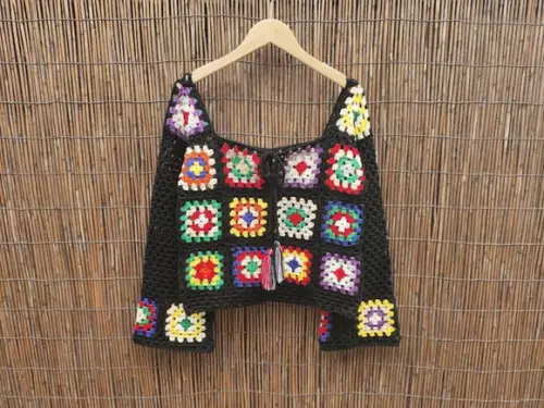 Blusa de crochê