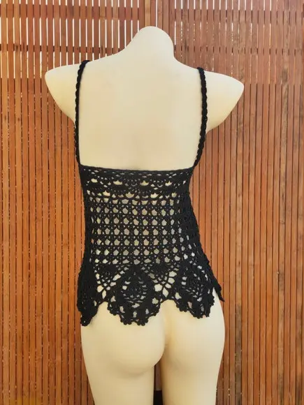 Blusa de crochê