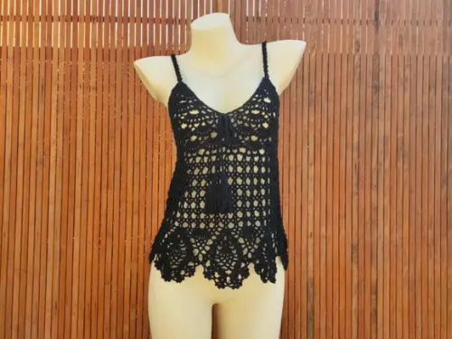 Blusa de crochê