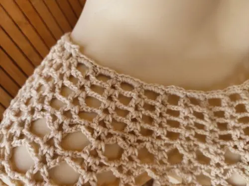 Blusa de crochê