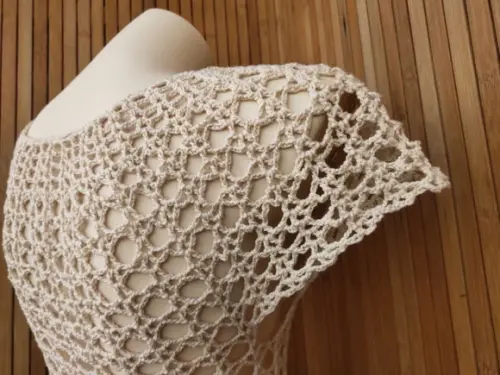 Blusa de crochê
