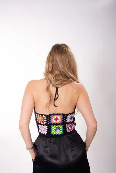 Blusa de crochê