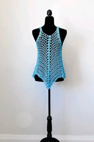 Blusa de crochê