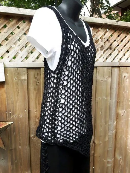 Blusa de crochê