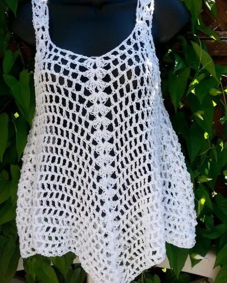 Blusa de crochê
