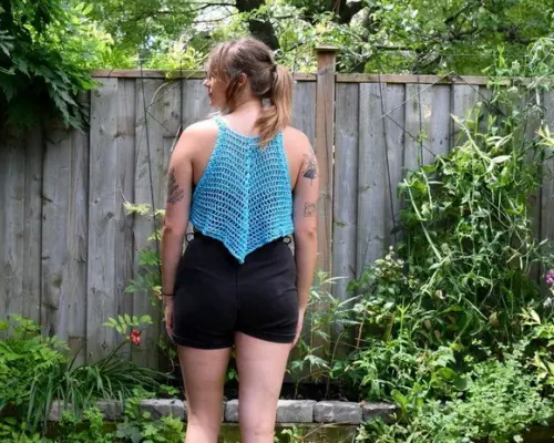 Blusa de crochê