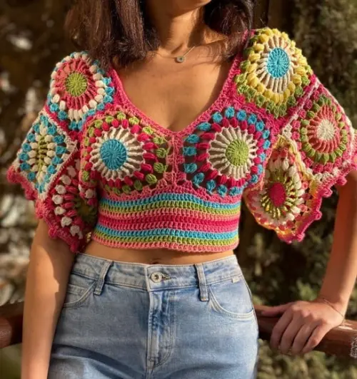 Blusa de Crochê
