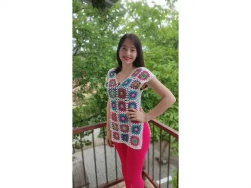 Blusa de Crochê
