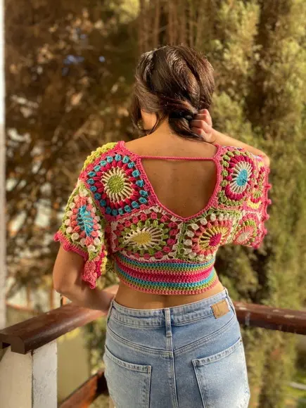 Blusa de Crochê