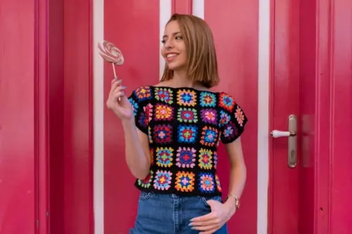 Blusa De Crochê